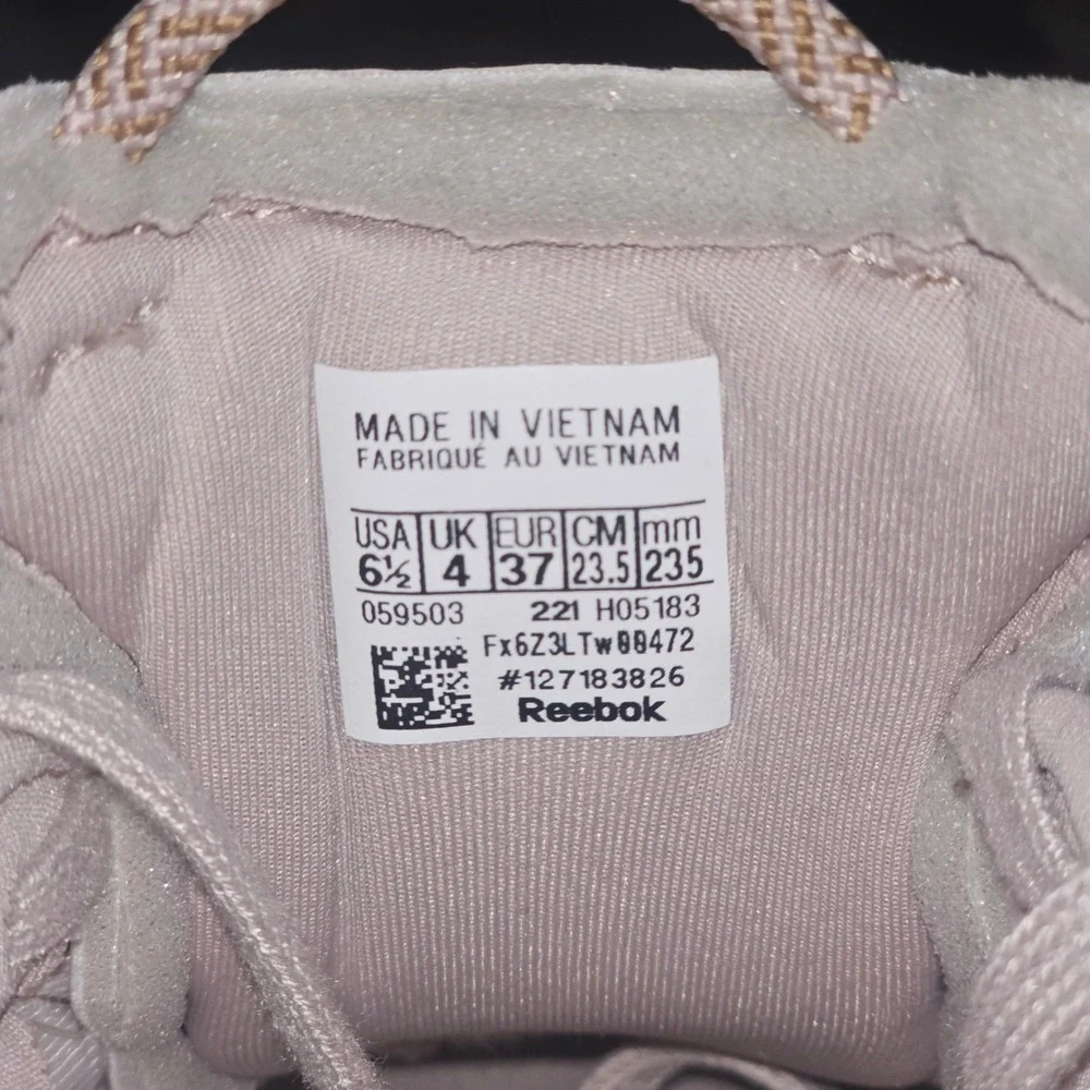Reebok Cardi B Club C Double Women 6.5 Rose Gold H05183 Like New